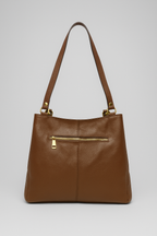 Bolsa Ital Camel Piel