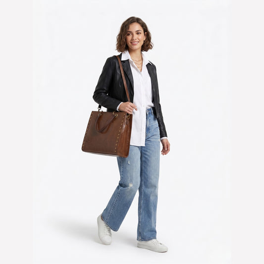 Bolsa Mar Lizard Miel Piel