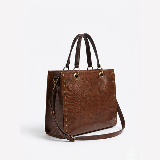 Bolsa Mar Lizard Miel Piel