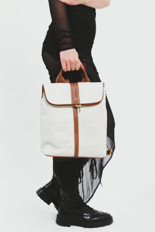 Backpack Venice Ivory-Miel  Piel
