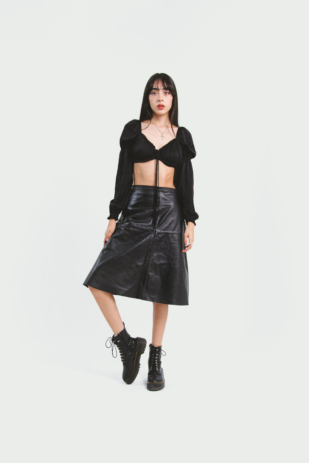 Falda Kenya Piel