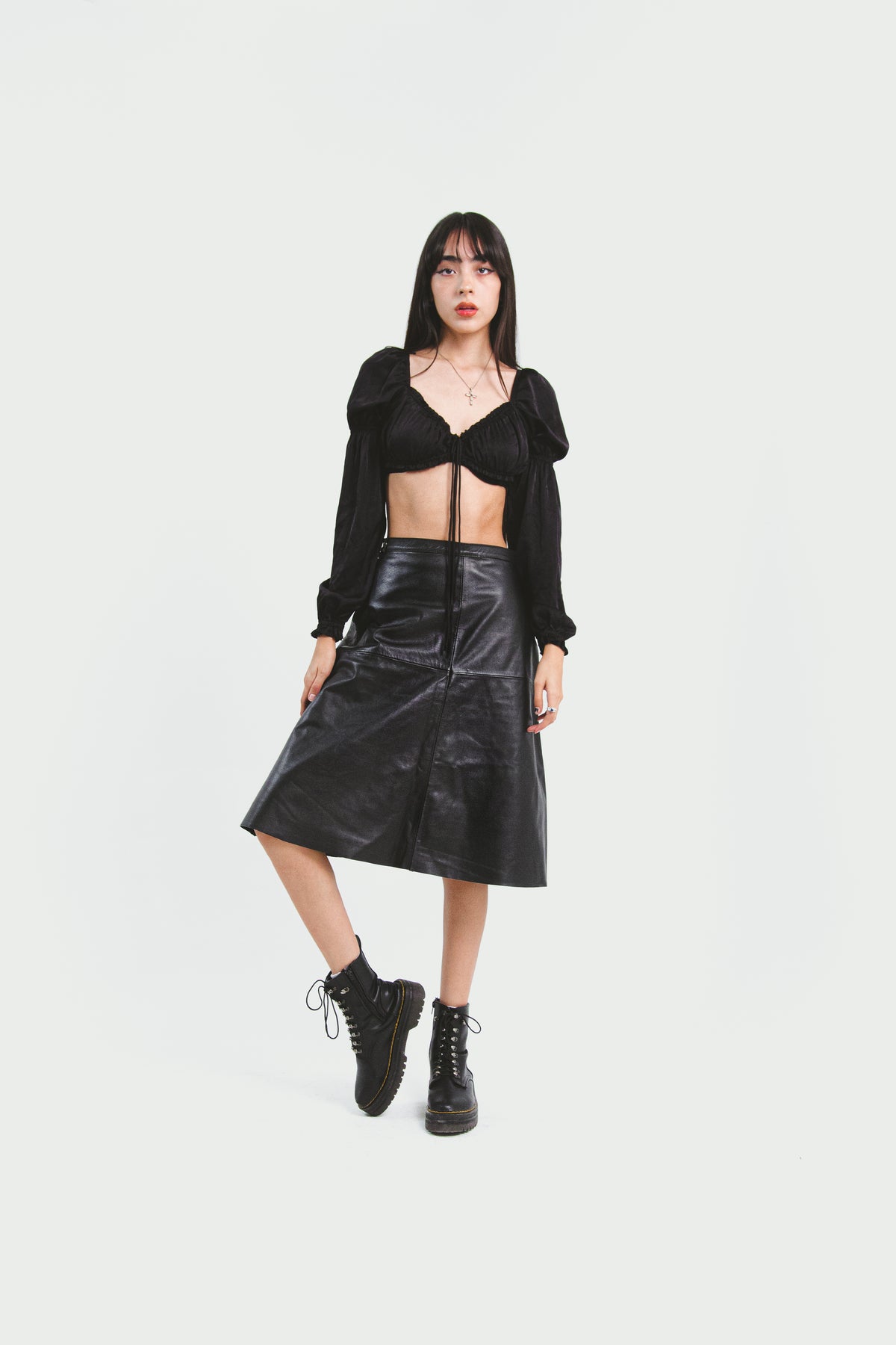 Falda Kenya Piel